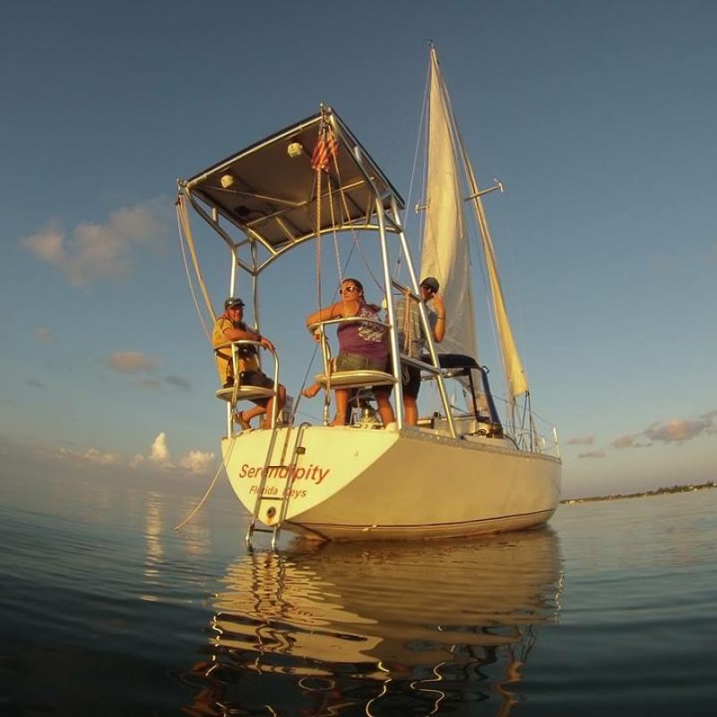 living on a sailboat in the keys